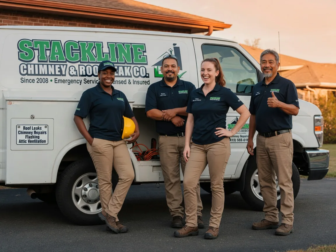 Chimney flashing repair company in Lincoln, KS
